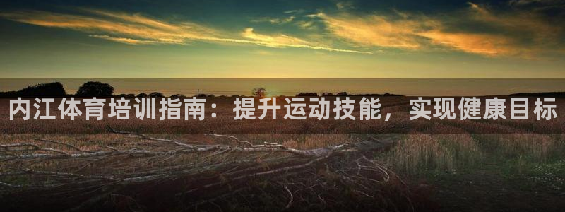 极悦平台登录7.0.2.4手机版下载安卓：内江体育培训指南：