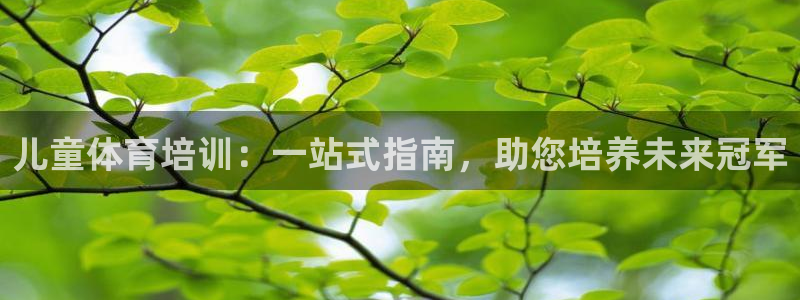 极悦平台注册登录入口：儿童体育培训：一站式指南，助您