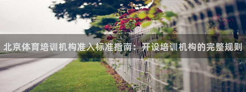 极悦平台注册用户名生成器下载：北京体育培训机构准入标
