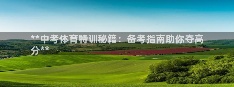 极悦娱乐负责人是谁：**中考体育特训秘籍：备考指南助