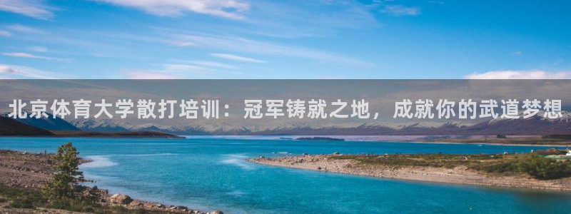 极悦平台登录不进去怎么回事儿：北京体育大学散打培训：