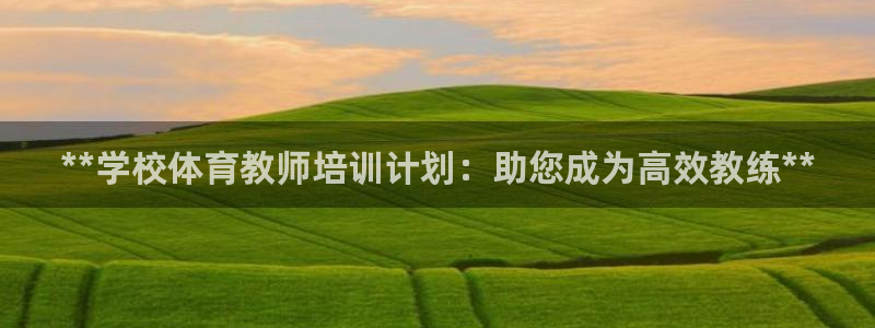 极悦娱乐创始人背景故事介绍：**学校体育教师培训计划