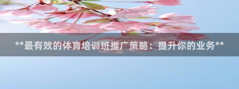 深圳极悦文化传媒有限公司：**最有效的体育培训班推广